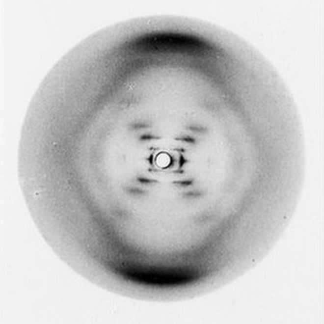 Photo 51 DNA structure by Rosalind Franklin